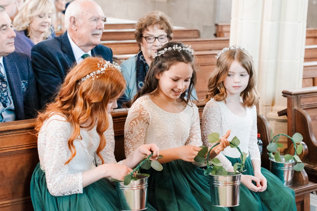 Emotional vows inside St Donard’s Community Church wedding ceremony